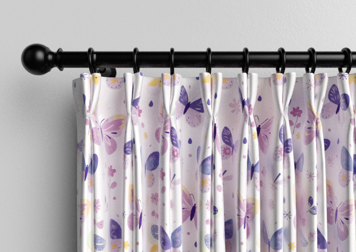 Butterfly Garden, Enchanting Purples - Made to Measure Curtains - Image 10